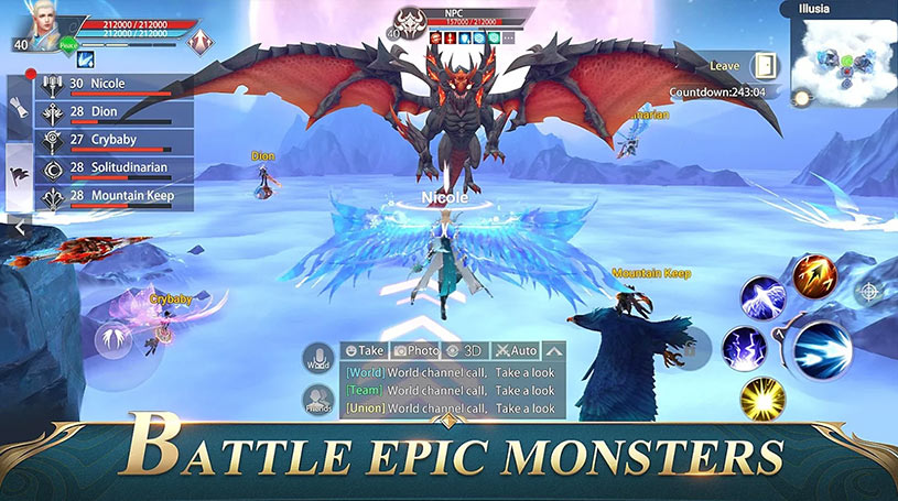 Perfect World Mobile Epic Monsters