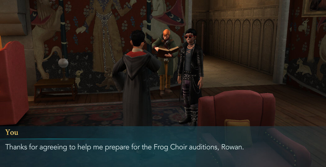 Harry Potter Hogwarts Mystery Walkthrough Audition for the Frog Choir Part 3