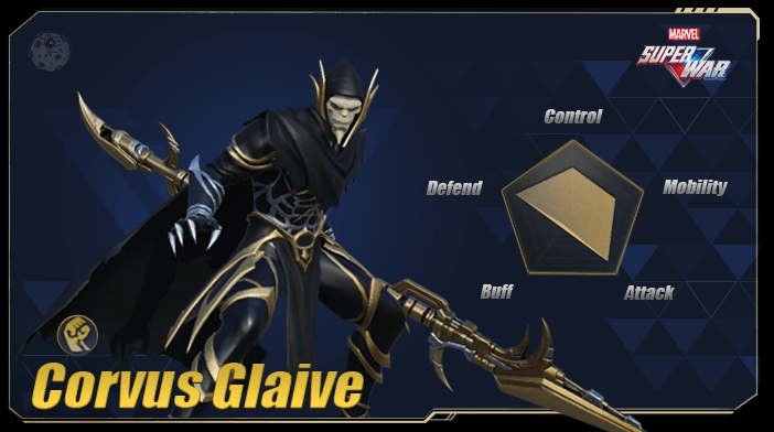 Image result for Corvus Glaive​​​​​​​ marvel super war
