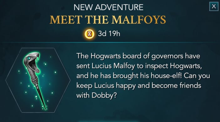 Harry Potter Hogwarts Mystery Walkthrough Meet the Malfoys