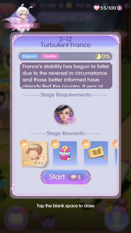 Dress up Time Princess Walkthrough Queen Marie Chapter 2 Stage 12
