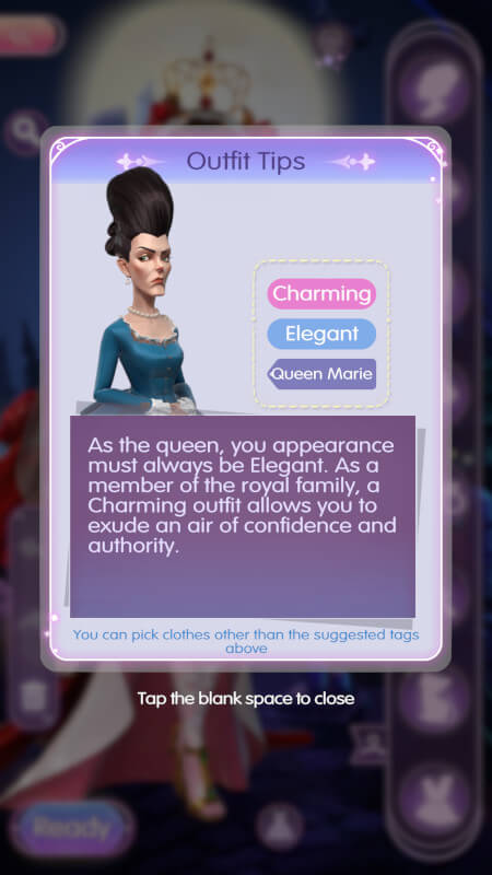 Dress up Time Princess Walkthrough Queen Marie Chapter 2 Stage 14