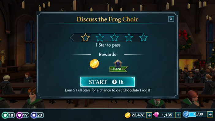 Harry Potter Hogwarts Mystery Walkthrough Audition for the Frog Choir Part 1