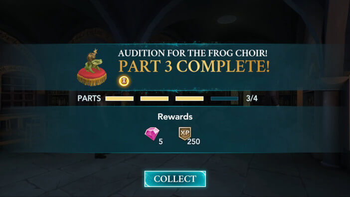 Harry Potter Hogwarts Mystery Walkthrough Audition for the Frog Choir Part 3