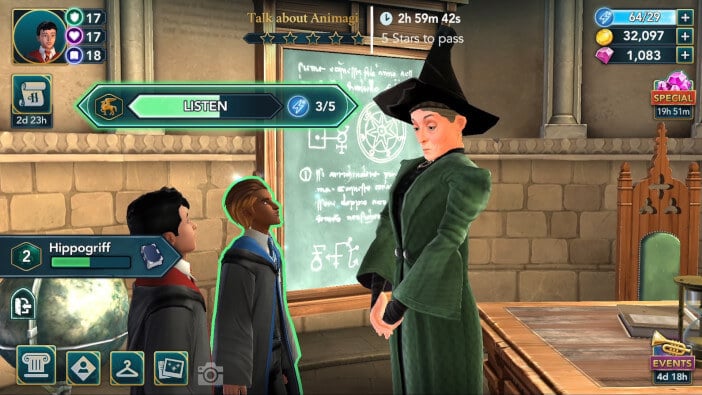 Harry Potter Hogwarts Mystery Walkthrough Become an Animagus Part 3