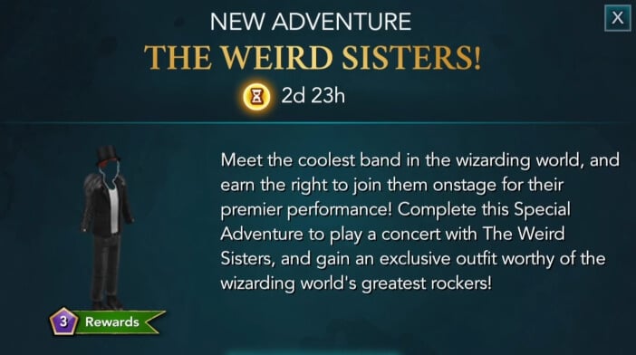 Harry Potter Hogwarts Mystery Walkthrough The Weird Sisters