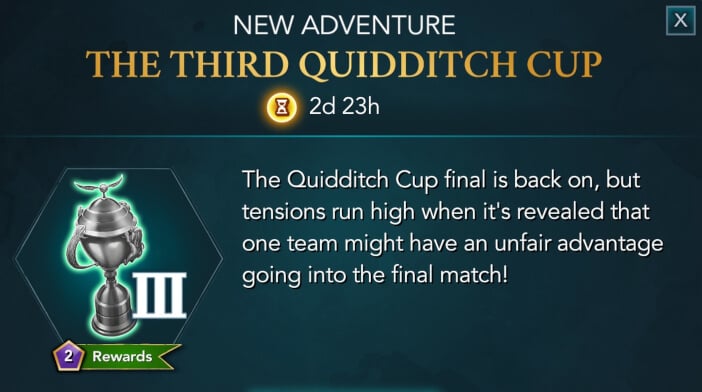 Harry Potter Roxfort Rejtélyek Quidditch a harmadik kviddics -kupa