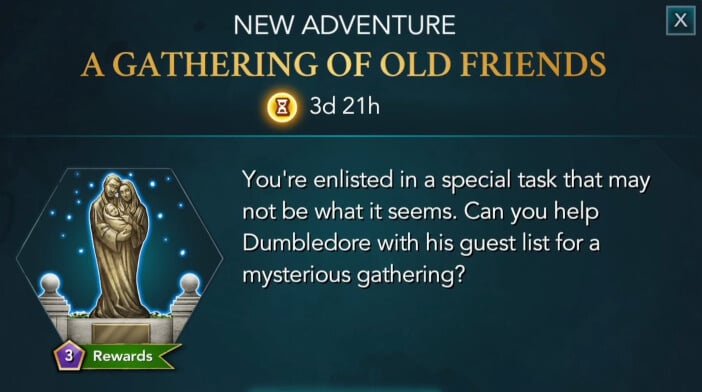 Harry Potter Hogwarts Mystery Walkthrough A Gathering of Old Friends