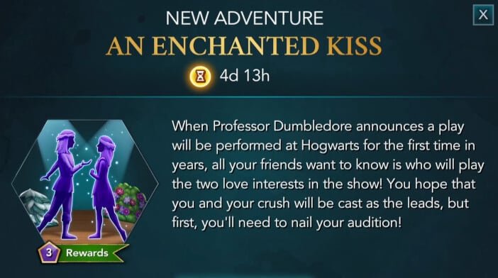 Harry Potter Hogwarts Mystery Walkthrough An Enchanted Kiss