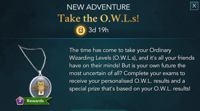 Harry Potter Hogwarts Mystery Walkthrough Take the OWLs