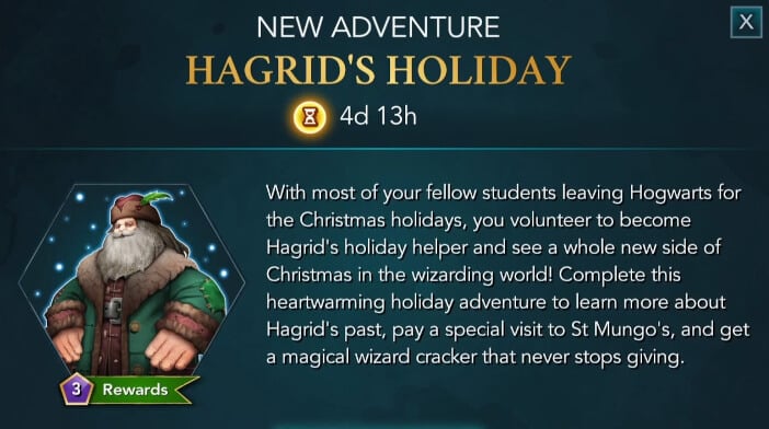 Harry Potter Hogwarts Mystery Walkthrough Hagrid's Holiday