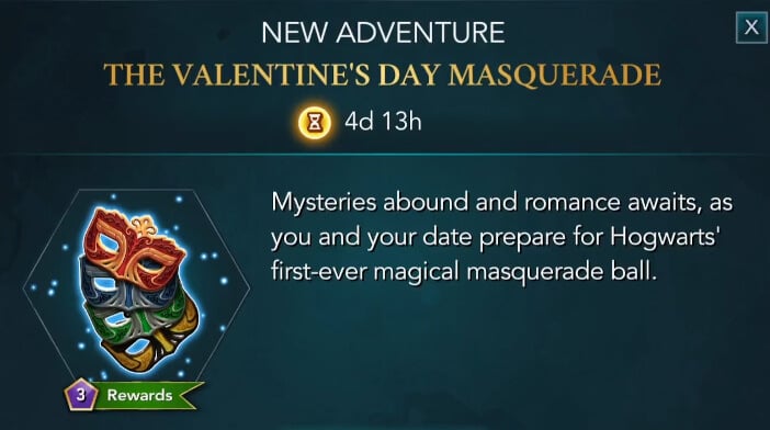 Harry Potter Hogwarts Mystery Walkthrough The Valentine's Day Masquerade Part 1