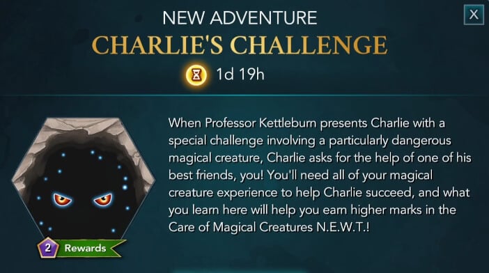 Harry Potter Hogwarts Mystery Walkthrough Charlie’s Challenge N.E.W.T.