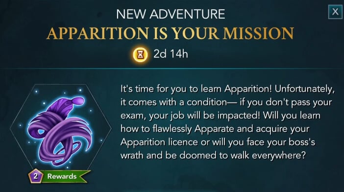Harry Potter Hogwarts Mystery Walkthrough Apparition is Your Mission